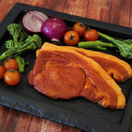 Marinated Pork Loin Steak