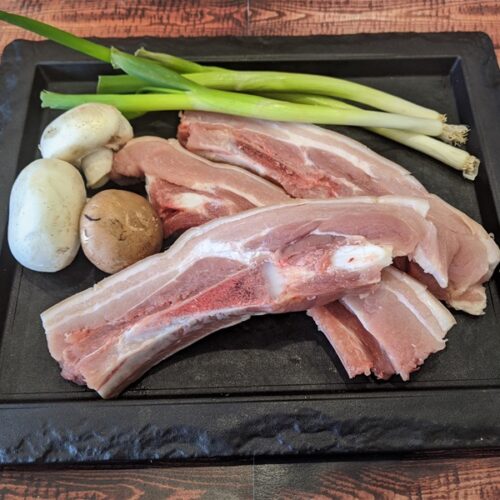Belly Pork Slices Bone In