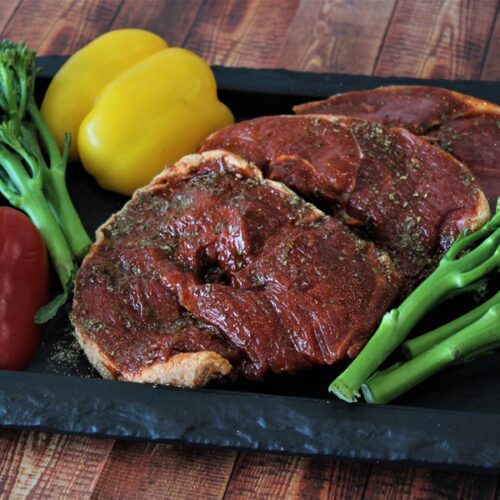 Minted Lamb Leg Steak