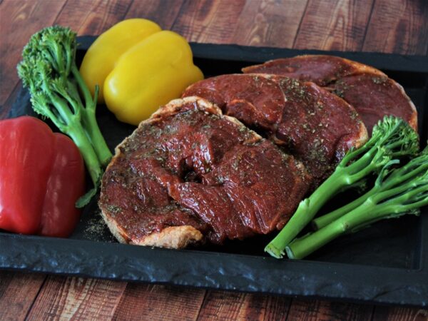 Minted Lamb Leg Steak