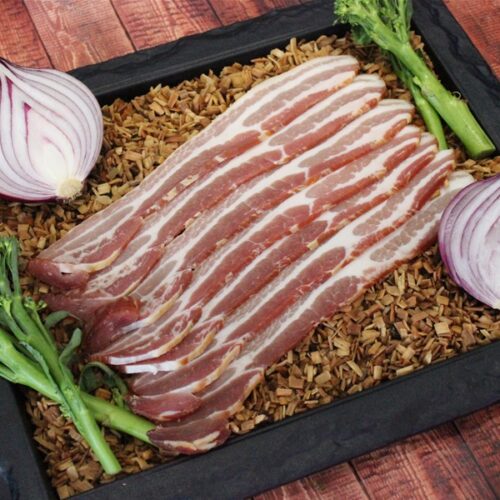 Sliced Smoked Streaky Bacon (Dry Cure)