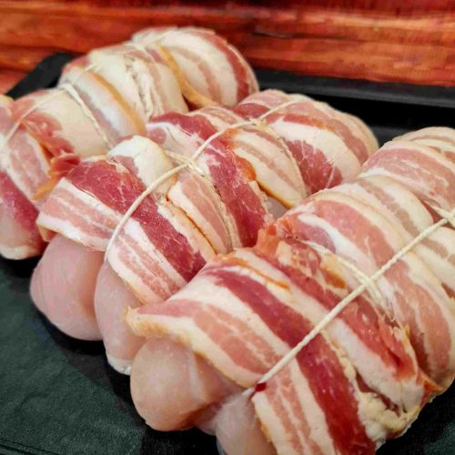 Boneless Chicken Breast Wrapped & Stuffed With Sage & Onion