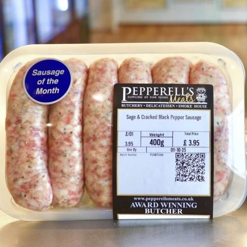 Sausage Of The Month (Sage & Cracked Black Pepper)